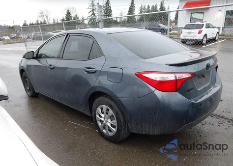 2016 Toyota Corolla L из США, поврежденный, VIN 5YFBURHE4GP476074
